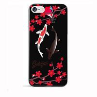 Luxury Koi Fish Pattern Case Cover Beautiful Flowers Soft TPU for Apple iPhone 7 Plus/iPhone 7/iPhone 6s Plus/iPhone 6s