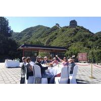 Luxury Tour: Dining Experience at the Entrance to the Ancient Badaling Great Wall plus Ming Tombs Visit