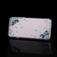 Luxury Clear Transparent Crystal Bling Rhinestone Diamond Dragonfly Case Hard Back Cover Protective Shell for Apple iPhone 6