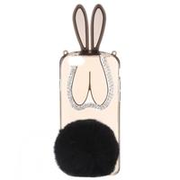 luxury ultra thin cute plush bunny rabbit soft tpu super flexible clea ...