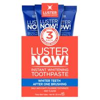 Luster Now! Instant Whitening Toothpaste x3 45ml