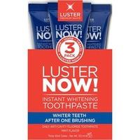 Luster Now Instant Whitening Toothpaste 42g 3-Pack