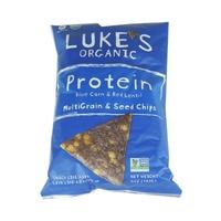 LUKES ORGANICS Protein Blue Corn & Red Lentil Multigrain & Seed Tortilla Ch (142g)