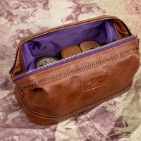 Luxury Shoe Shine Box With Leather Effect Bag