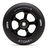 Lucky Atom 110mm Scooter Wheel - Black/Black
