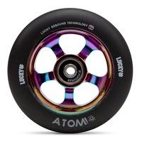 lucky atom 110mm scooter wheel neochromeblack