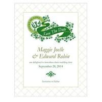 luck of the irish save the date card