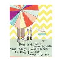 Lucky Umbrella Soul Curl Card 17 x 14 cm