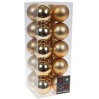 Luxury Bauble Set Of 20 - Gold