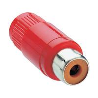 Lumberg KTO 1 RCA Phono Coupler Red