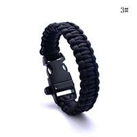 Lureme Paracord Survival Escape To Whistle Cord Bracelet