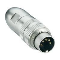 Lumberg 0331 08-1 8 Pin Male DIN Plug IEC 60130-9 Cable Mount
