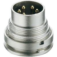 Lumberg SGV 60 6 Pin Male DIN Plug IEC 60130-9 Straight Panel Mount