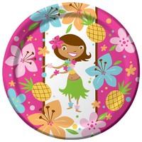 Luau Party Plates