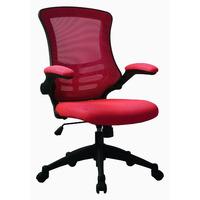 Luna Mesh Office Chair Red
