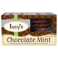 lucys gluten free chocolate mint cookies 156g