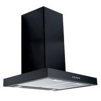 Luxair LA80 FLT BK 80cm FLT FLAT Slim Line Cooker Hood in Matt Black