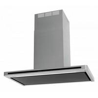 luxair la80 lin ss 80cm linea slim line glass cooker hood in st steel