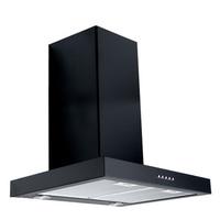 Luxair LA70 FLT BK 70cm FLT FLAT Slim Line Cooker Hood in Matt Black