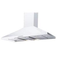 luxair la100 std wh 100cm standard cooker hood in matt white