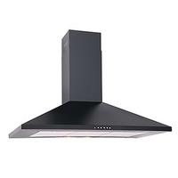 luxair la70 std blk 70cm standard cooker hood in matt black