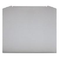 luxair sp100 cvd ss 100cm curved splashback in stainless steel 750mm h