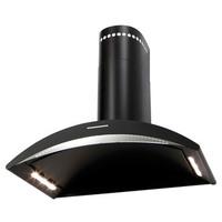 Luxair LA90 CRE BK 90cm CRESTA Half Moon Cooker Hood in Matt Black