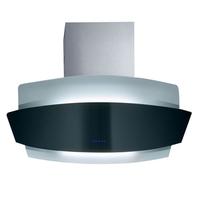 luxair la90 auro ss 90cm aurora cooker hood in st steel black glass