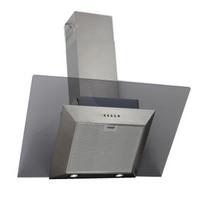 luxair la70 dlin ss 70cm dline cooker hood in st steel black glass