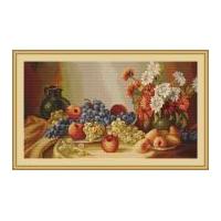 Luca-S Counted Petit Point Cross Stitch Kit Still Life with Pitcher 32cm x 22cm