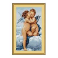 luca s counted petit point cross stitch kit first kiss