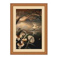 Luca-S Counted Petit Point Cross Stitch Kit By The Lake