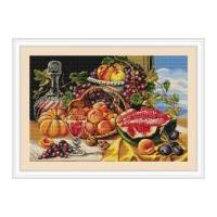 luca s counted petit point cross stitch kit golden autumn