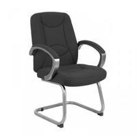 Lucca Visitors chair Charcoal