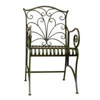 Lucton Carver Chair - Dark Green