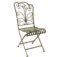 Lucton Folding Chair - Dark Green
