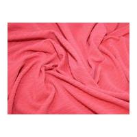 Lurex Ribbed Stretch Jersey Dress Fabric Bright Pink
