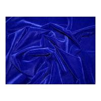 Luxurious Triple Velvet Dress Fabric Royal Blue