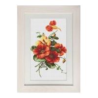 Luca-S Counted Cross Stitch Kit Wild Pansies