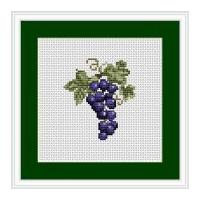 Luca-S Counted Cross Stitch Kit Grapes