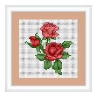 Luca-S Counted Cross Stitch Kit Roses