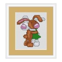 Luca-S Counted Cross Stitch Kit Bunnies