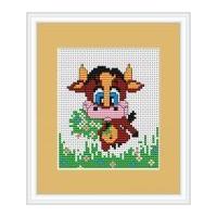 Luca-S Counted Cross Stitch Kit Cow