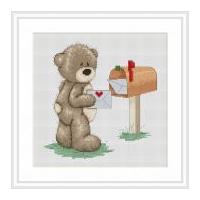 luca s counted cross stitch kit bruno collects the mail