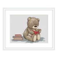 Luca-S Counted Cross Stitch Kit  Bruno in the Library