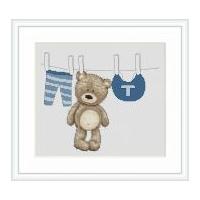 luca s counted cross stitch kit washday bruno