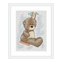 Luca-S Counted Cross Stitch Kit  Bruno on the Swing