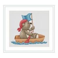 luca s counted cross stitch kit pirate bruno