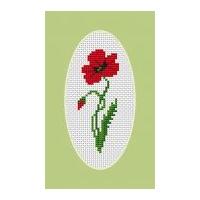 luca s counted cross stitch kit poppy