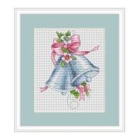 Luca-S Counted Cross Stitch Kit Pink Bells